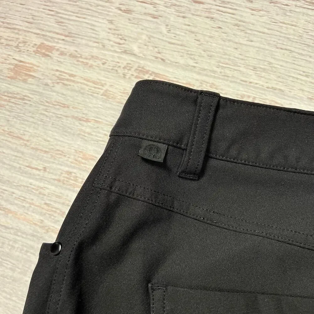 Lululemon ABC Relaxed Fit Warpstreme Pants Mens 34x32 Black 5 Pocket Chino